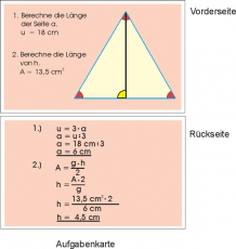 Steckbriefe Dreiecksformen und Kreis