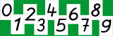 Magnetische Zahlen: Set von 0 bis 9