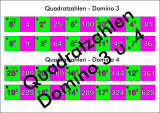 Download Kopiervorlage: Lernspiel Quadratzahlen-Domino