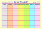 Download: Timetable in A4 und A3