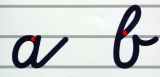 Schrifttafel Vereinfachte Ausgangsschrift